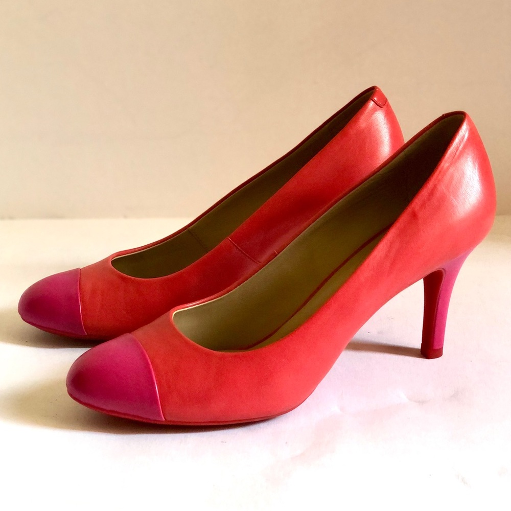 Geox Respira Orange & Pink Pumps